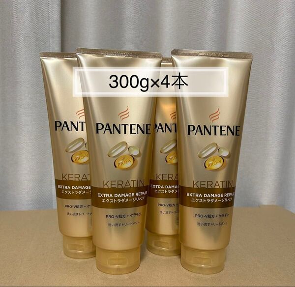 パンテーン エクストラ ダメージリペア 洗い流す トリートメント 300g x 4本