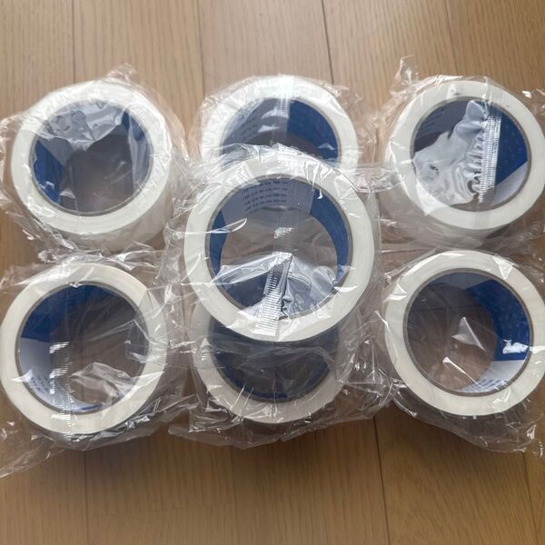 日本住環境 ツーエステープ(片面タイプ) 50mm巾20m巻(ホワイト)7個