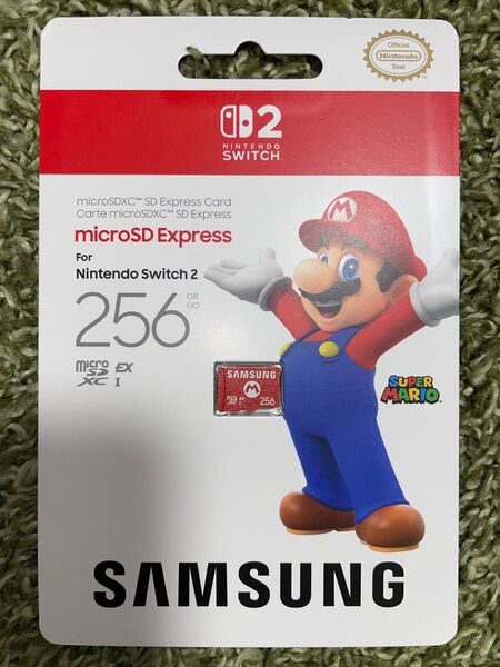 【新品未開封】SAMSUNG microSD Express 256GB for Nintendo Switch2