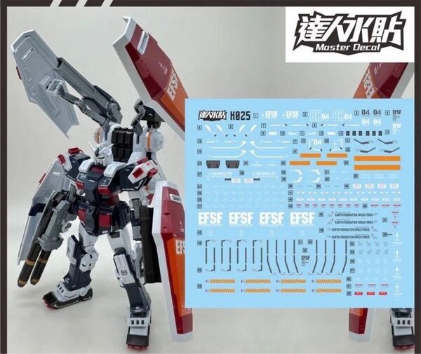 HG 1/144 サンダーボルト フルアーマー・ガンダム用水転写式デカール 達人社製 ガンダム ガンプラ プラモデル