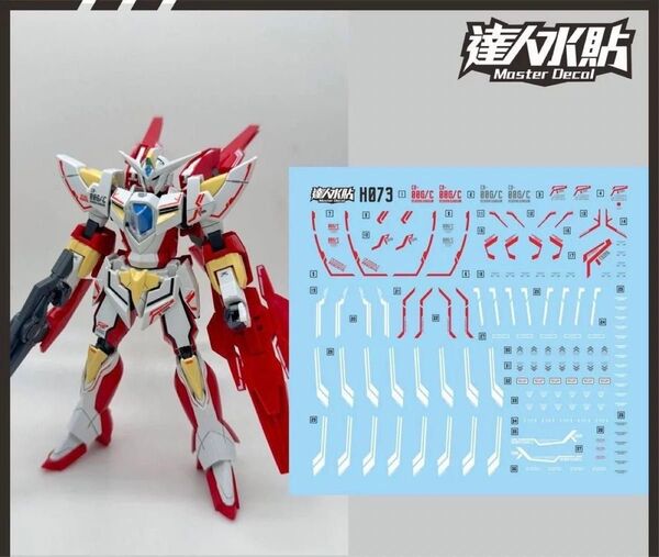 HG 1/144 リボーンズガンダム用水転写式デカール 達人社製 ガンダム ガンプラ プラモデル