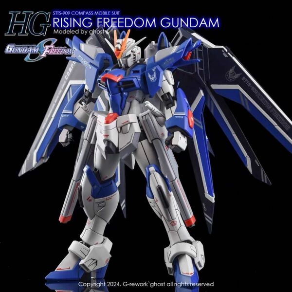 HG 1/144 ライジングフリーダムガンダム用水転写式デカール ガンダム ガンプラ プラモデル