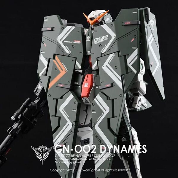 MG ガンダムデュナメス用水転写式デカール 炎社製 ガンダムデカール