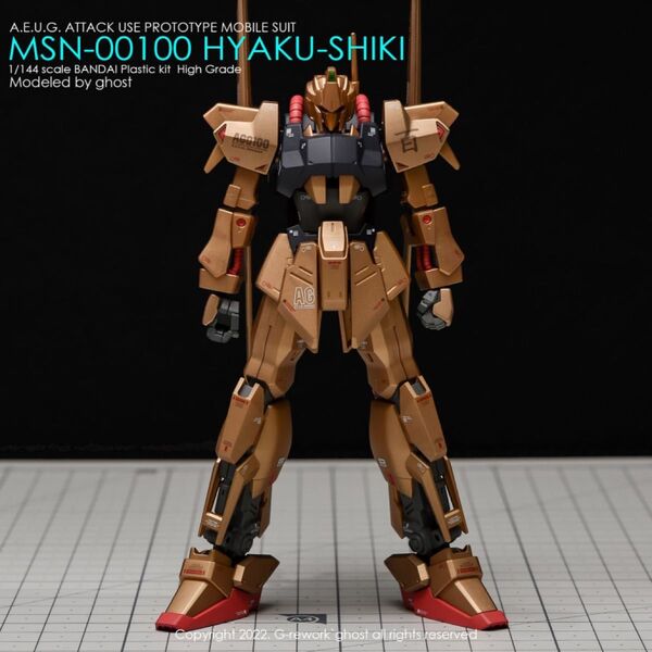 HG 1/144 百式用水転写式デカール 他社製 ガンダム ガンプラ プラモデル