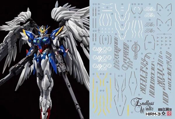 HI-RMウイングガンダムゼロ EW用水転写式デカール 他社製
