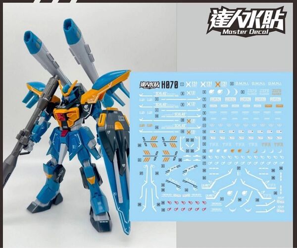 HG 1/144 カラミティガンダム用水転写式デカール 達人社製 ガンダム ガンプラ プラモデル