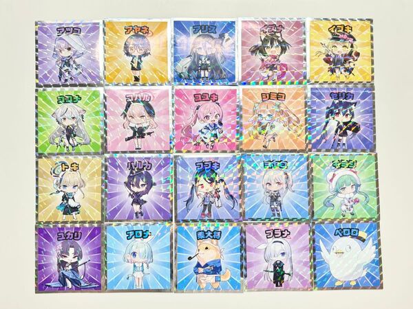 ブルーアーカイブ ブルアカマンチョコ シール コンプリートセット