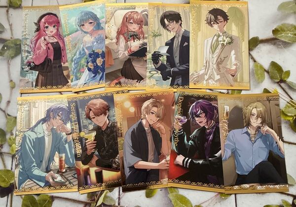 にじさんじ ボイスビジュアルカード 倉持めると 雪城眞尋 五十嵐梨花 四季凪アキラ 酒寄颯馬 星導ショウ セラフ 風楽奏斗