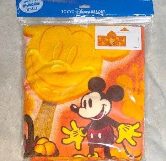 東京ディズニーリゾート ミッキー アイスバー フード付きタオル新品、未使用