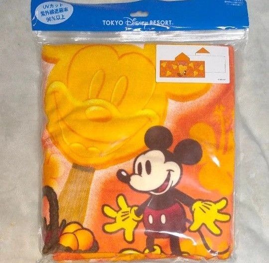 東京ディズニーリゾート ミッキー アイスバー フード付きタオル新品、未使用