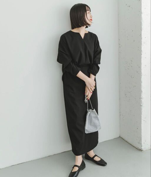 items URBAN RESEARCH セットアップライクワンピース ブラック