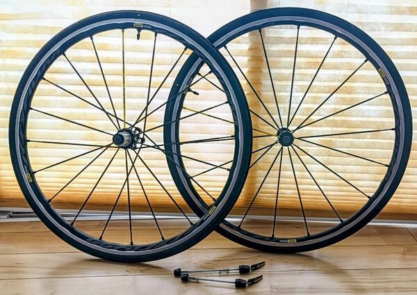 MAVIC KSYRIUM PRO UST 17c リムブレーキ チューブレス クリンチャー シマノフリー 前後セット