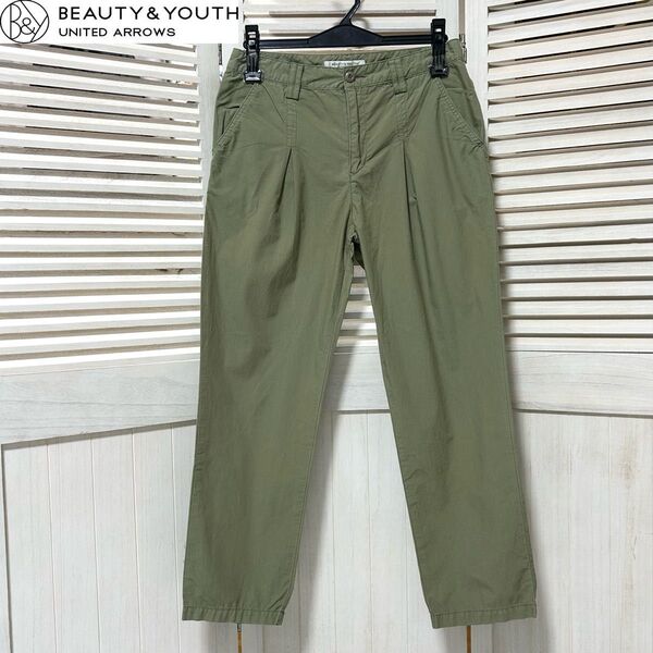 BEAUTY&YOUTH コットン テーパードパンツ M ユナイテッドアローズ M
