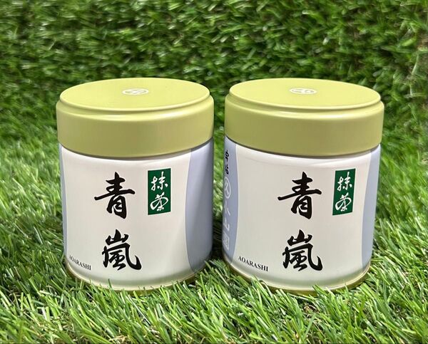 京都宇治丸久小山園 抹茶 丸久小山園 青嵐×2 抹茶 40g 宇治 送料込み あおあらし