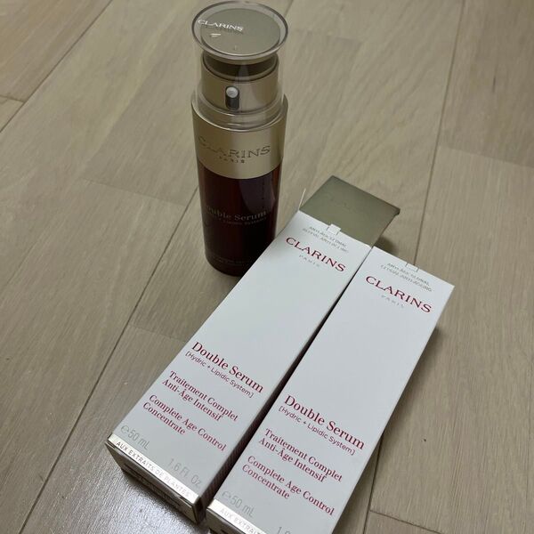 未使用品 クラランス ダブルセーラム EX 50ml【並行輸入品】2本