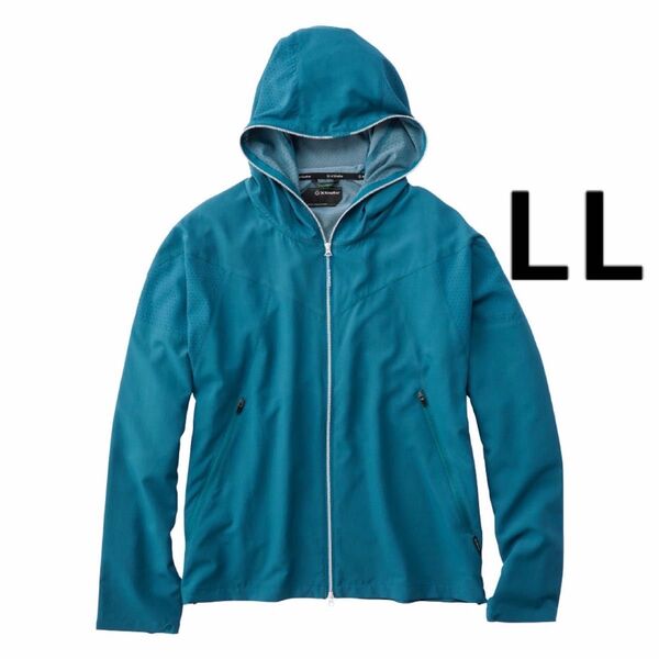 ワークマン エックスシェルター暑熱フーディー LL レイクグリーン 新品 UV パーカー Xshelter 熱中症対策 日焼け防止