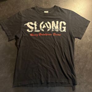 y2k United Athle SLONG ブラック Tシャツ プリント バンドTシャツ 半袖 黒 メンズ s