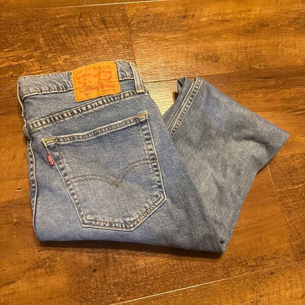 Levi’s リーバイス デニムパンツ ジーンズ メンズ ストレート ブルー L32 W32j