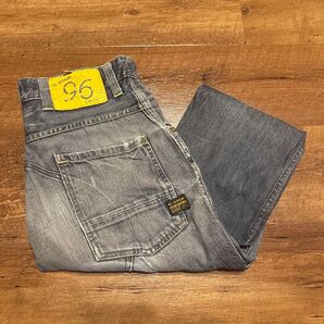G-STAR RAW ジーンズ デニムパンツ 古着 ジーパン リメイクデニム メンズ アメカジ ダークグレー 30/32