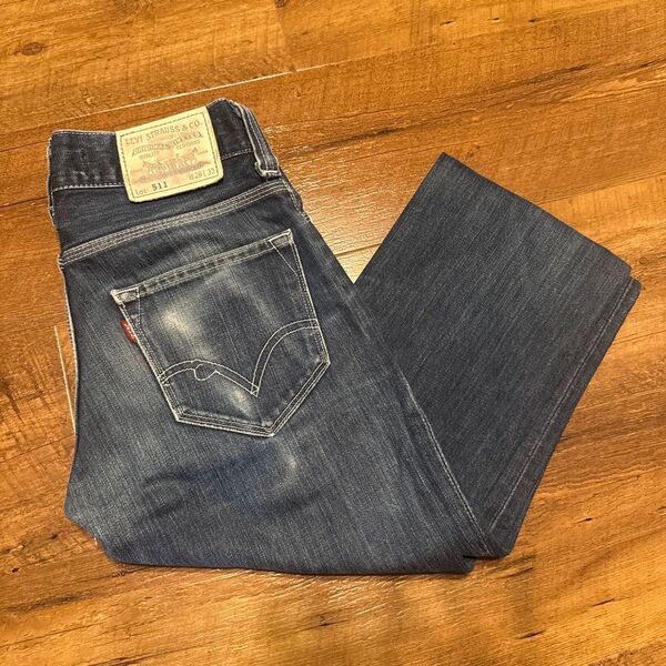Levi's 511 デニムパンツ ジーンズ ジーパン リーバイス 定番ストレート デニム 濃紺 29/33