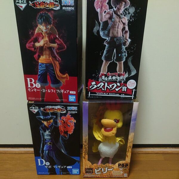 ワンピース フィギュア セット 一番くじpop等4体セット
