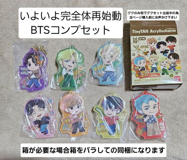 BTS TinyTAN アクリルチャーム コンプリート 7個セット 値下げしました