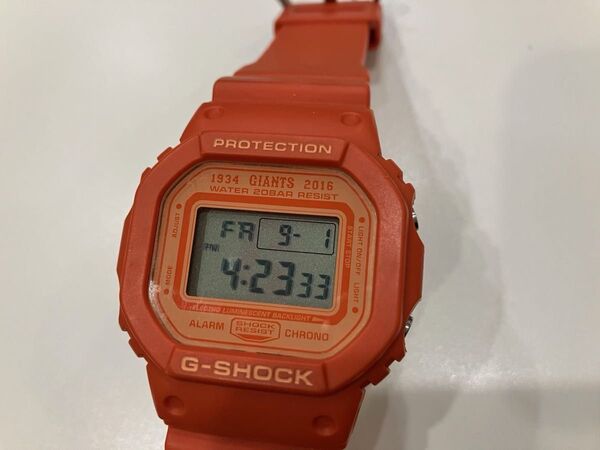 G-SHOCK×読売ジャイアンツ コラボ腕時計 オレンジ