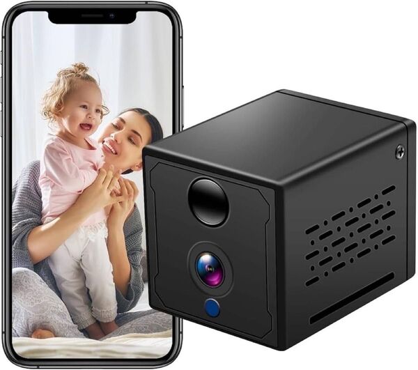 防犯カメラ 見守りカメラ 小型カメラ 4K画質 リアルタイム視聴 工事不要 見守り ペットカメラ