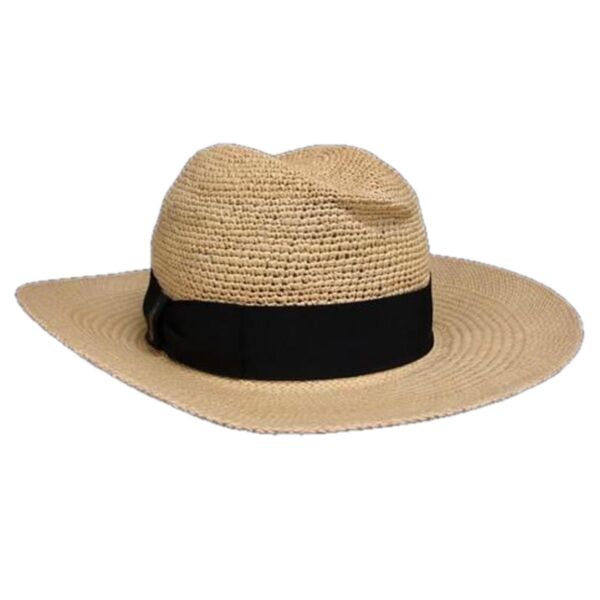 美品 Borsalino ハット ベージュ メンズ パナマハット Mサイズ ボルサリーノ