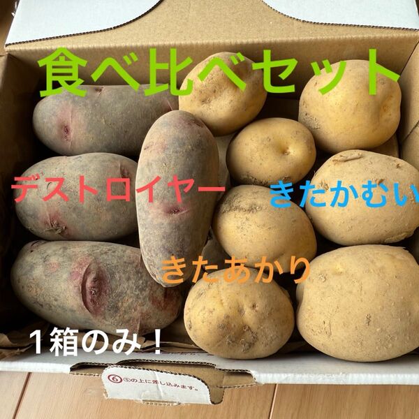 じゃがいも食べ比べセット デストロイヤー きたあかり きたかむい