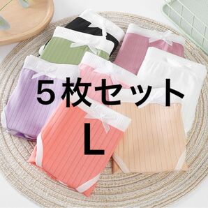 新品 レディースショーツ L5枚セット 下着 可愛いレディース 安い まとめ売り
