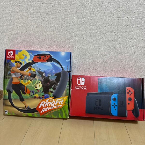 Nintendo Switch + リングフィットアドベンチャー + SDカード(128GB)