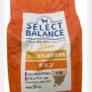セレクトバランス スリム チキン 小粒 3kg