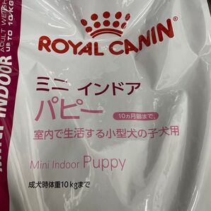 ロイヤルカナン ミニ インドア パピー 子犬用 10kg