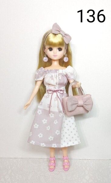 リカちゃん ハンドメイド ドール服 5点セット 現品限り お買い得 少々難あり