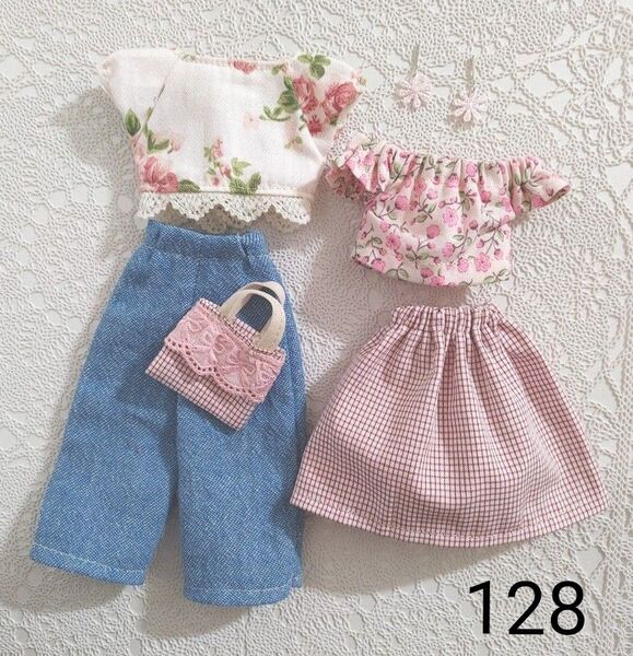 リカちゃん ハンドメイド ドール服 6点セット 現品限り お買い得 少々難あり