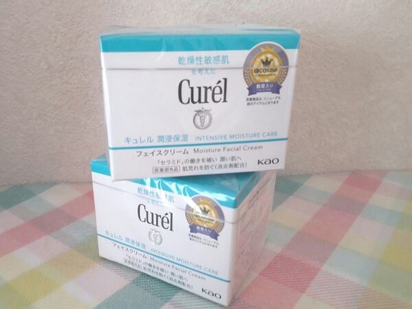 キュレルフェイスクリーム 40g 2個
