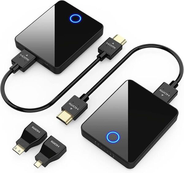 【新品未使用】 ワイヤレスHDMI送信機 日本技適認証取得 4K プロジェクター ゲーム 会議