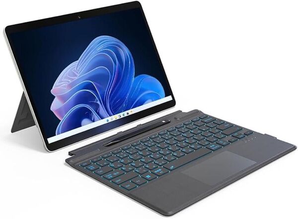 【新品未使用】SurfacePro キーボード 磁気吸着 超薄スリム 日本語配列 超軽量