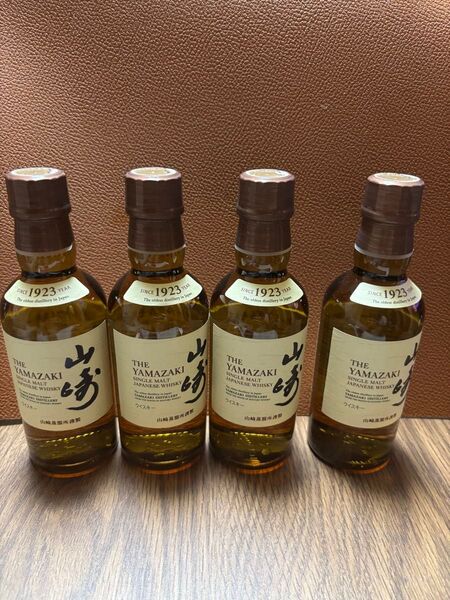 サントリーシングルモルトウイスキー 山崎 4本セット ミニボトル 180ML