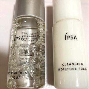 IPSAのメッシュポーチ ザ・タイムR アクア30ml クレンジングモイスチュア フォーム 25ml