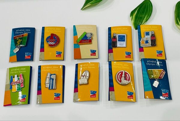 コカコーラ×オリンピック コラボピンバッジ 10個セット