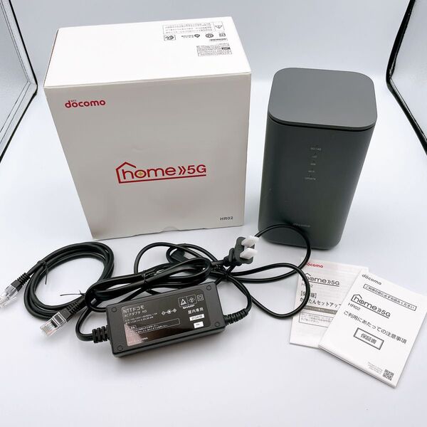 docomo ドコモ home5G HR02 ホームルーター WiFi 黒