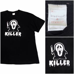 90’s STEDMAN ステッドマン ヴィンテージ Tシャツ スクリーム SCREAM ホラー 殺人鬼 ムービー 映画 ブラック キャラクター アニメ 漫画