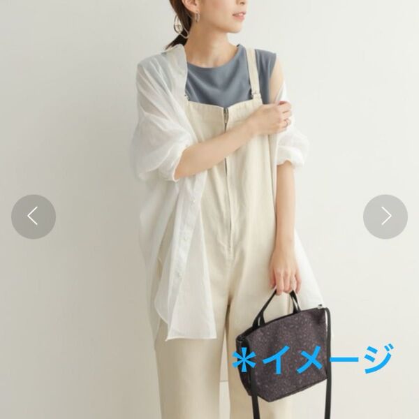 URBAN RESEARCH DOORS ガーメントダイコットンサロペット
