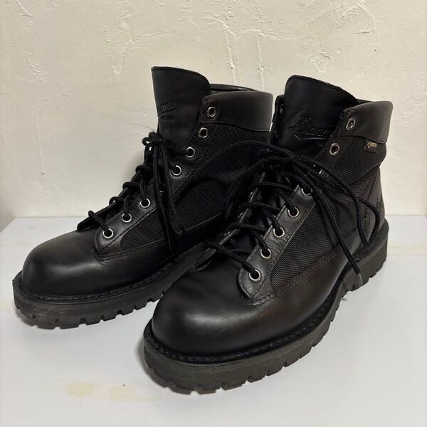 【美品】ダナーフィールド 25.0 ブラック 黒 ゴアテックス ビブラムソール DANNER ブーツ Danner FIELD