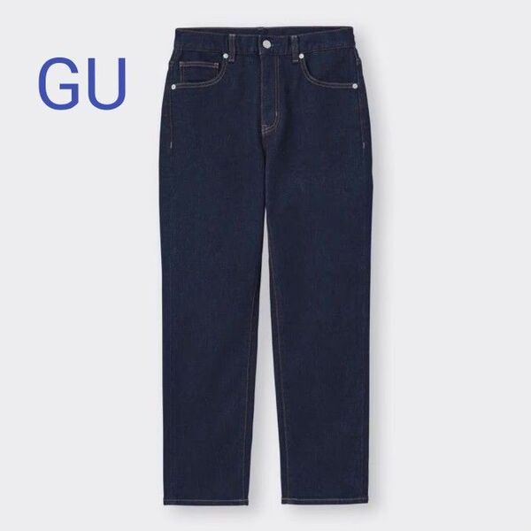 GU スリムテーパードアンクルジーンズ デニムパンツ s