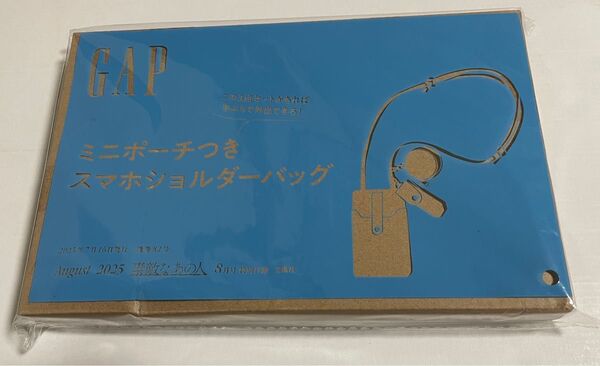 素敵なあの人 8月号特別付録 ミニポーチつきスマホショルダーバック GAP