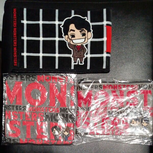 MONSTERS マフラータオル ミニタオルハンカチポーチ 香取慎吾 山下智久 モンスター