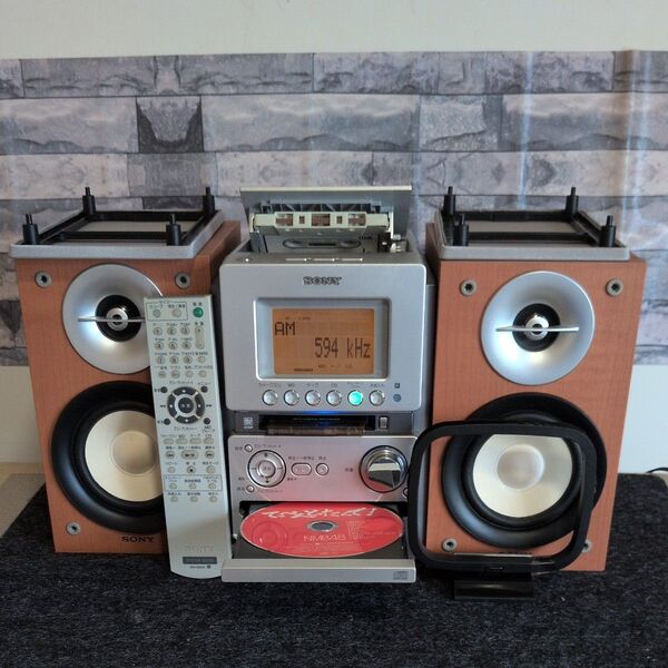 SONY ミニコンポ CMT-M35WM MD/CD/カセットテープ/ラジオ